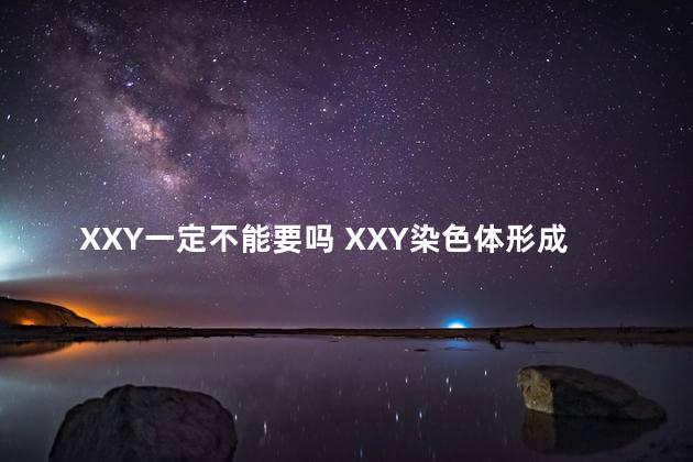 XXY一定不能要吗 XXY染色体形成原因图解